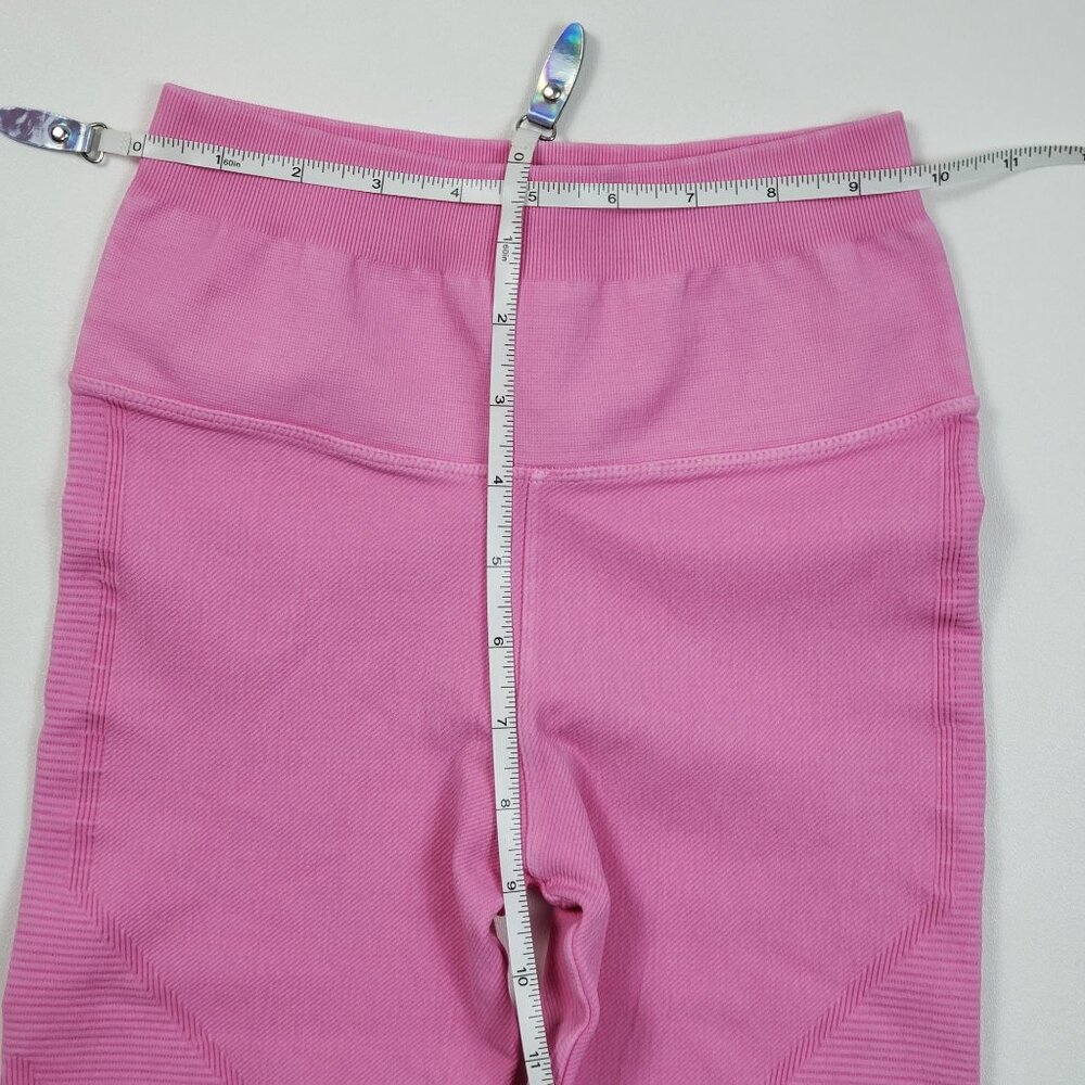 Spiritual Gangster Seamless High Waist Leggings Women XS/S Bubblegum Pink Ribbed - Picture 5 of 16